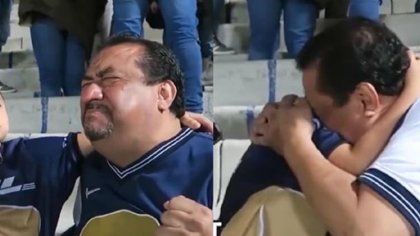 ¿El nuevo Gonzalo? Aficionado de Pumas llora tras perder con el América