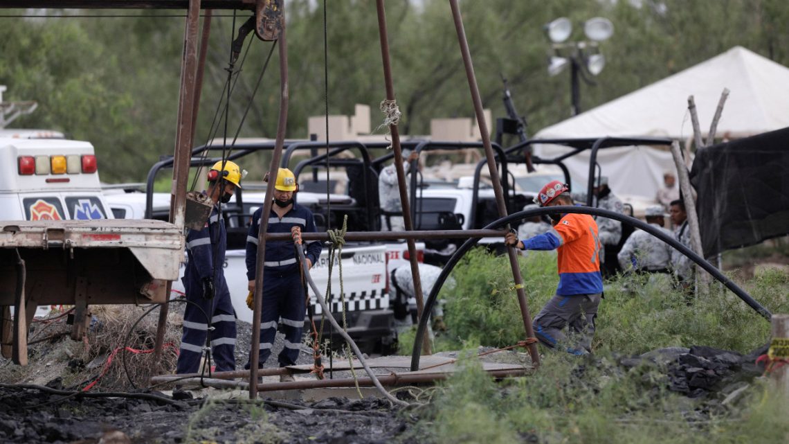 A dos semanas de mineros atrapados, llega apoyo de EU