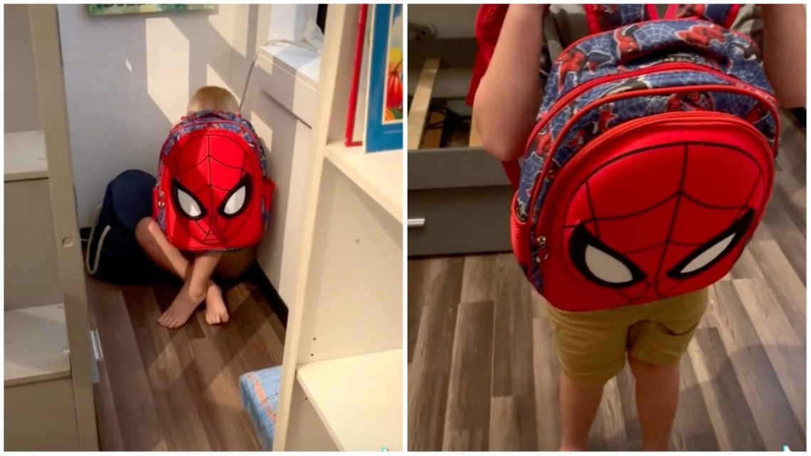 Madre compra una mochila antibalas a su hijo y le dice cómo usarla en tiroteos (VIDEO)
