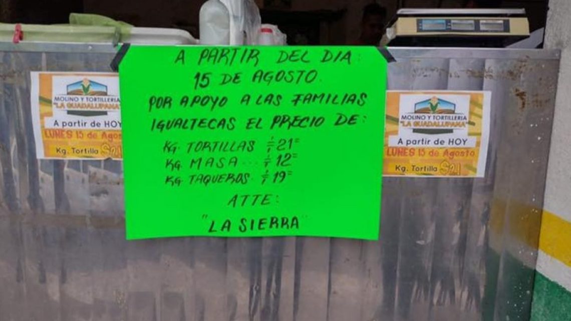 Guerrero: Grupo delictivo obliga a reducir el precio de la tortilla en Iguala; así quedó