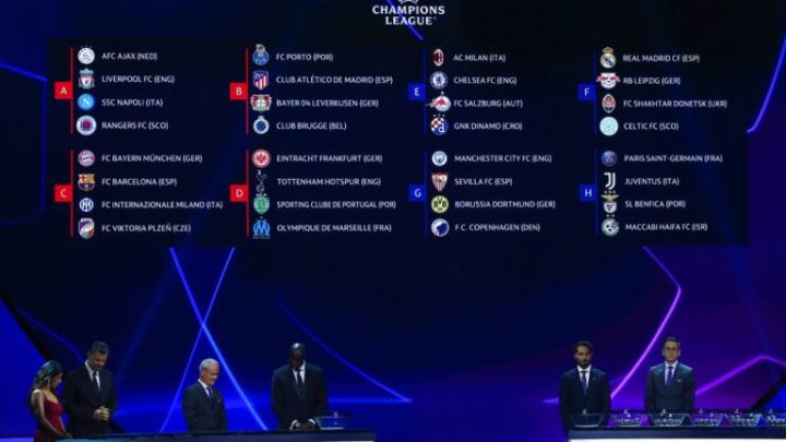 ¡Oficial! Así quedaron los grupos de la Champions League 2022-23