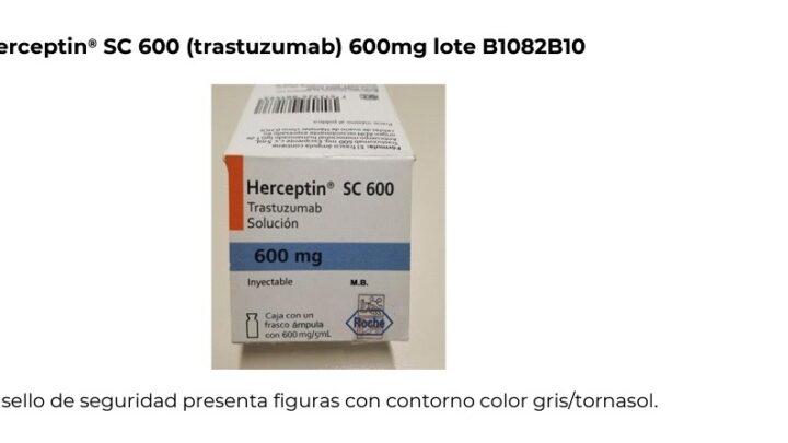 Emite COFEPRIS actualización de la Alerta Sanitaria sobre la falsificación del producto Herceptin