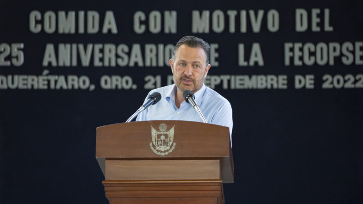 Celebra Gobernador 25 Aniversario de la FECOPSE