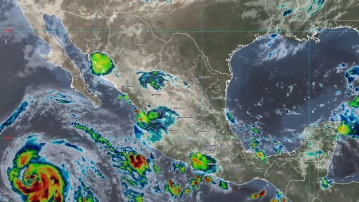 Kay se degrada a tormenta y deja lluvias en la península de Baja California