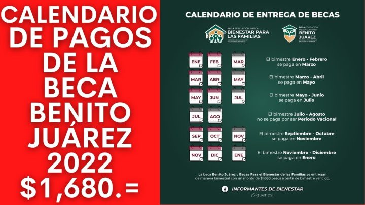 ¿Cuándo es el siguiente pago de la Beca Benito Juárez?
