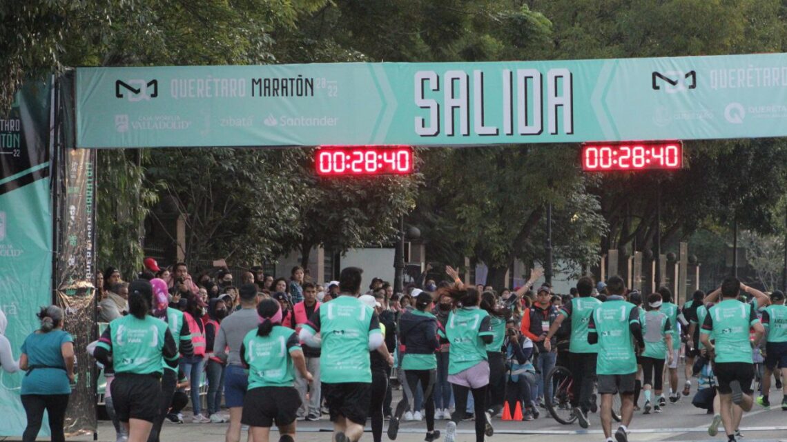 Querétaro Maratón 2022 vibra con 14 mil 900 corredoras y corredores