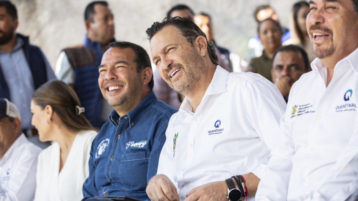 Entrega Gobernador obra social en El Organal, San Juan del Río por 9 mdp