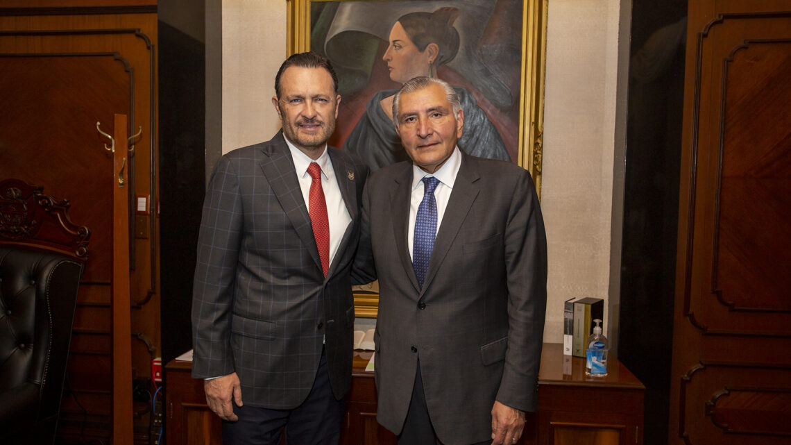 Sostienen encuentro Gobernador y Secretario de Gobernación