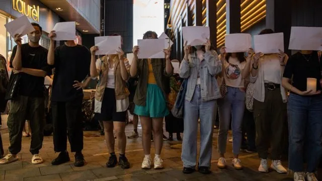 Protestas en China ante política de “cero COVID”