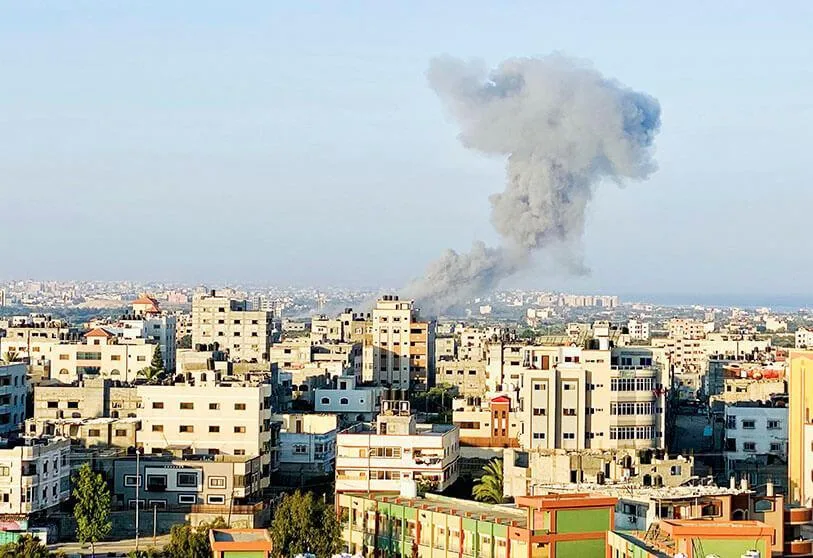 Israel ataca la Franja de Gaza en respuesta a lanzamiento de cohetes