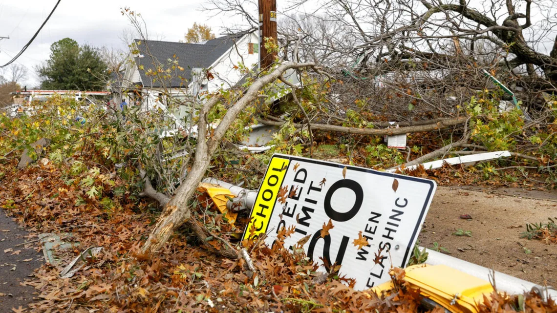 Fuerte tormenta invernal causa tornados en el sur de Estados Unidos