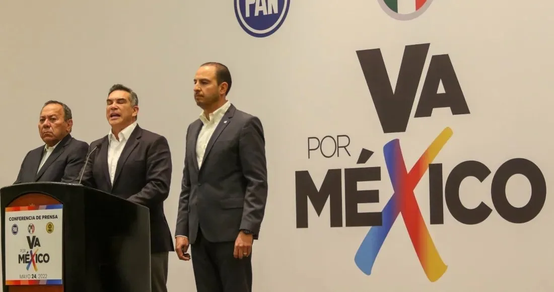 Va por México: PRI, PAN y PRD irán en coalición en Coahuila y Edomex