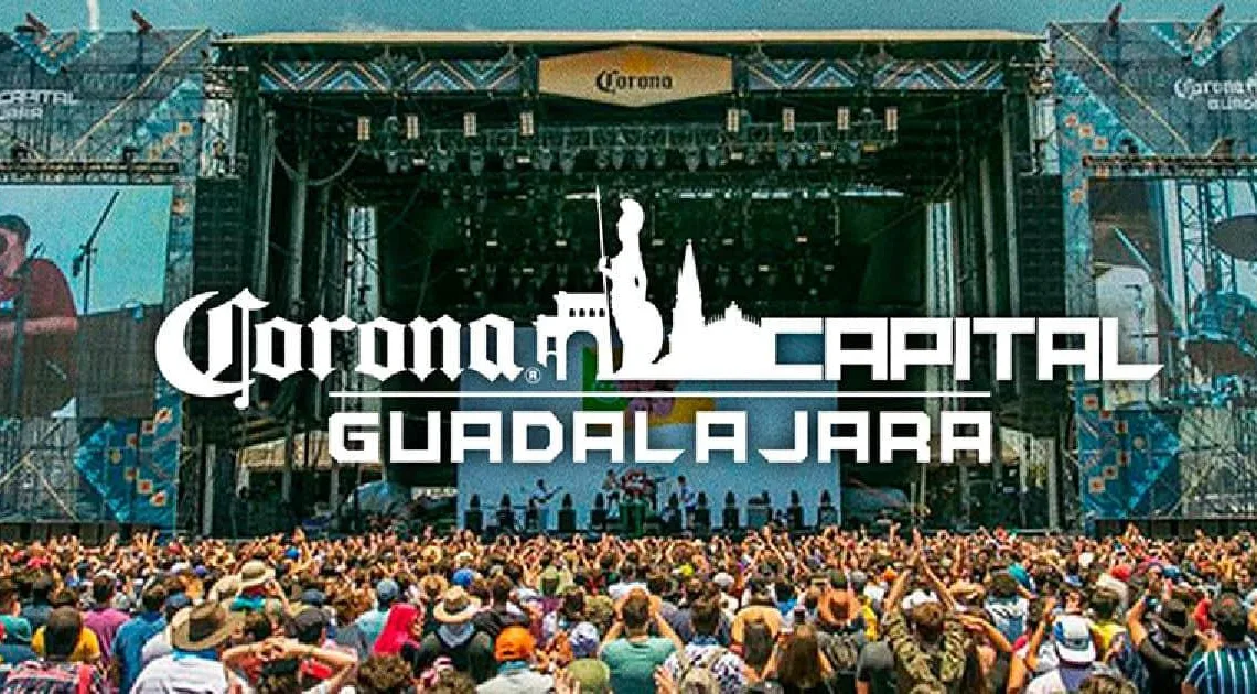 Revelan el cartel del Corona Capital Guadalajara