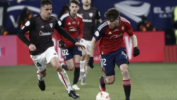 Copa del Rey: Osasuna vence al Atletic en semifinales