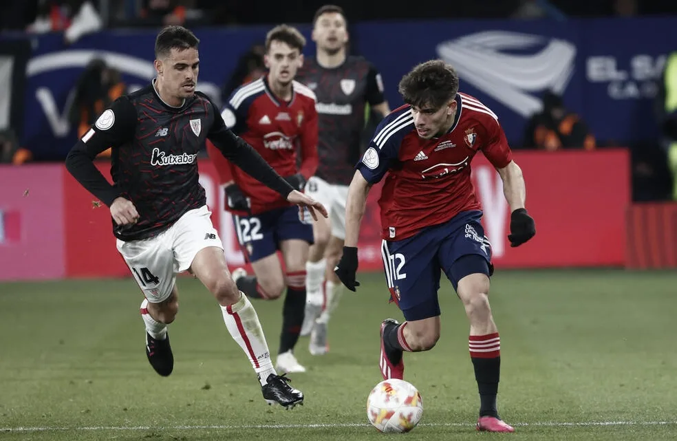 Copa del Rey: Osasuna vence al Atletic en semifinales