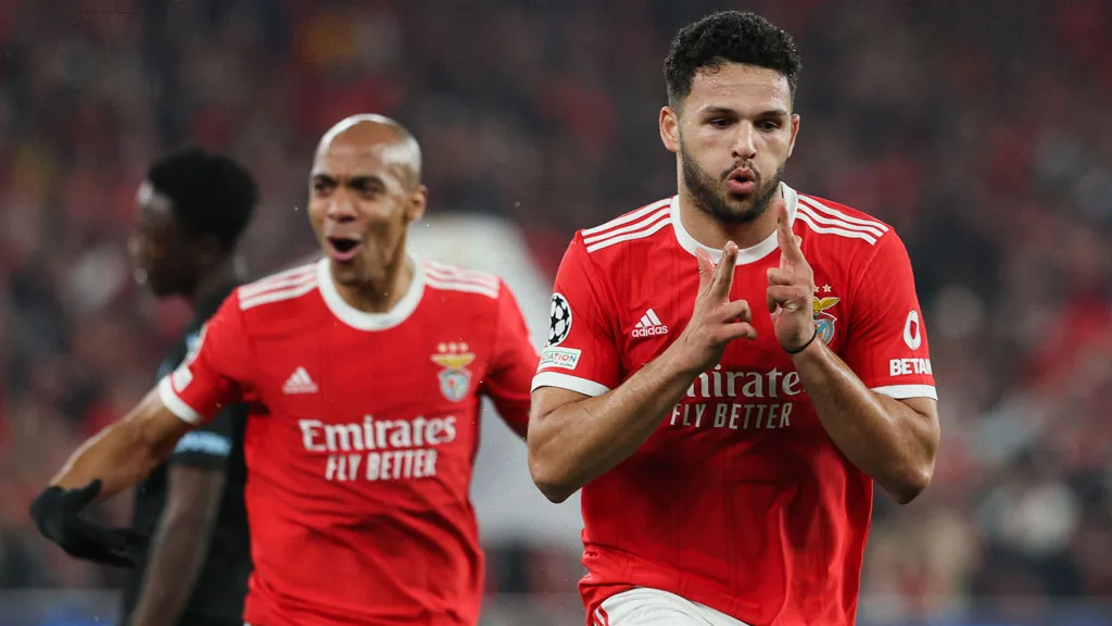 Benfica arrasa a Brujas y repiten en octavos de Champions ¡Festín de goles!