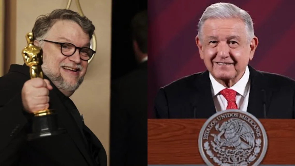 López Obrador felicita en la “mañanera” a Guillermo del Toro por ganar un Oscar