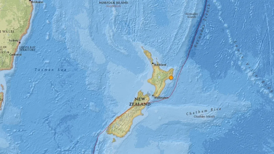 Terremoto de magnitud 7.3 sacude Nueva Zelanda