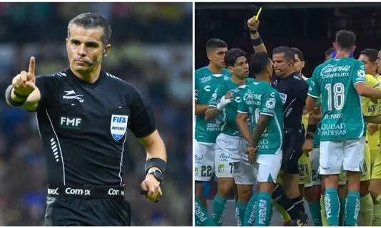 ¡Se disculpa! Árbitro publica mensaje tras patada a jugador; León responde