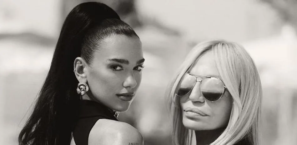 Dua Lipa y Donatella Versace diseñan juntas una colección 