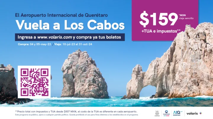 Querétaro se conecta a Los Cabos a través de Volaris