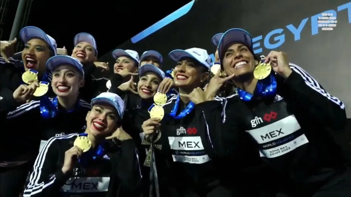 México gana más medallas en la Copa del Mundo de Natación Artística