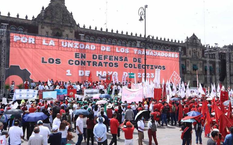 Sindicatos independientes marchan en CDMX entre exigencias laborales