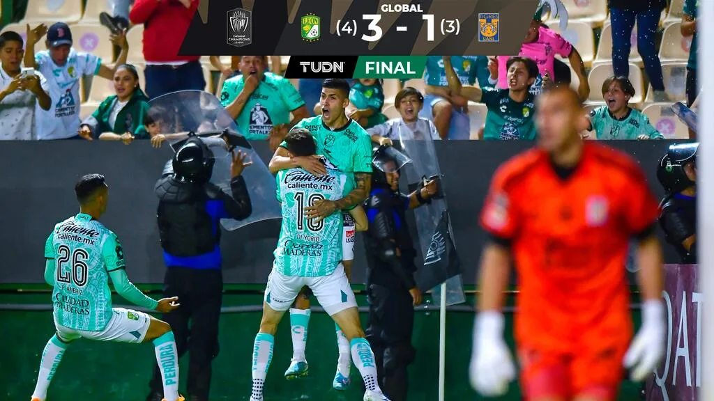 León vence a Tigres y jugará su primera final de Concacaf
