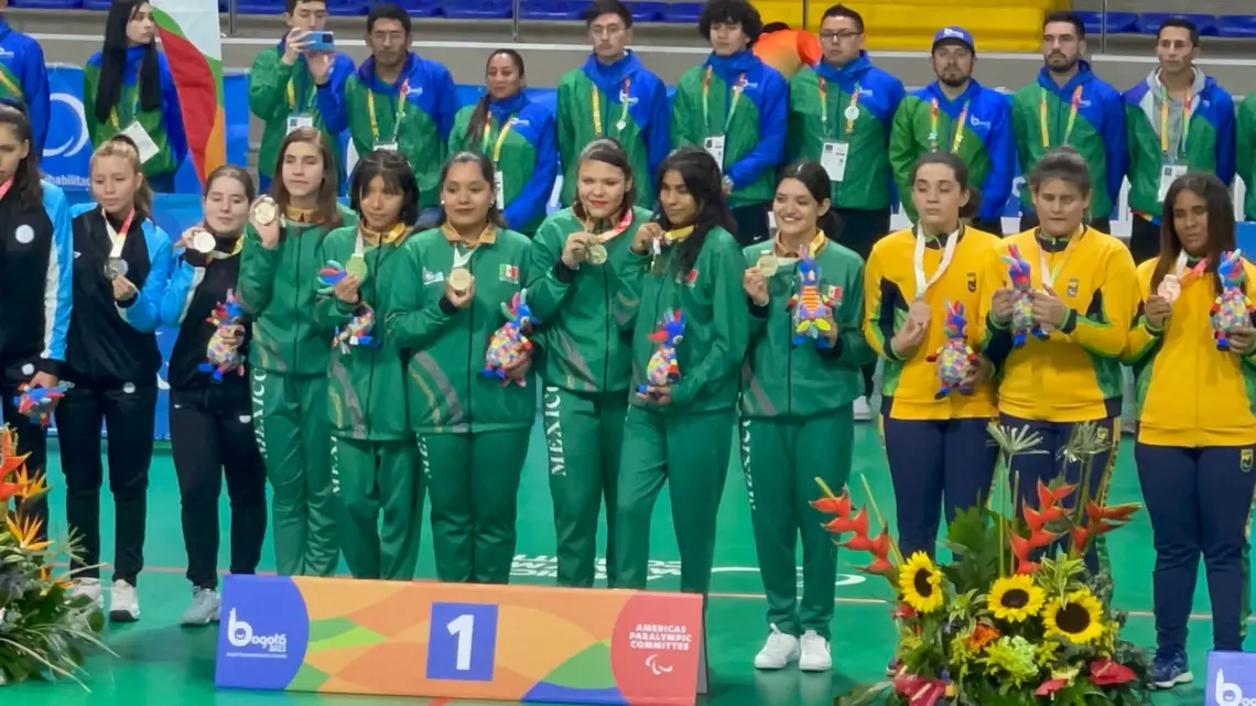 Queretanas ganan oro en Golbol en Parapanamericanos