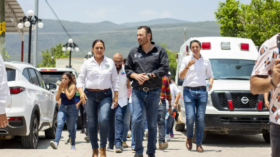 Entrega Gobernador obra hidráulica y contratos de agua potable en Arroyo Seco