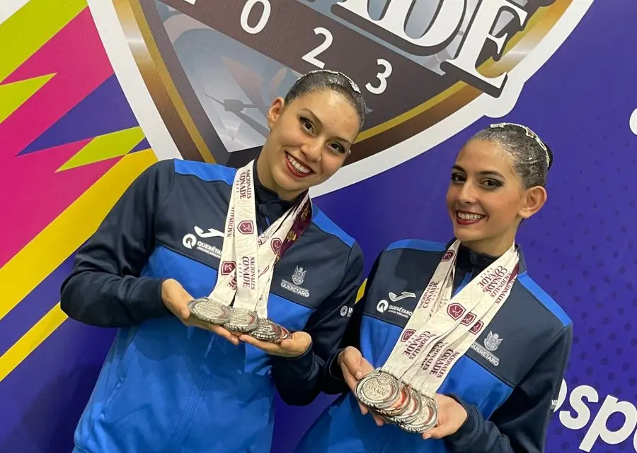 Equipo queretano de natación artística logra tercer lugar nacional