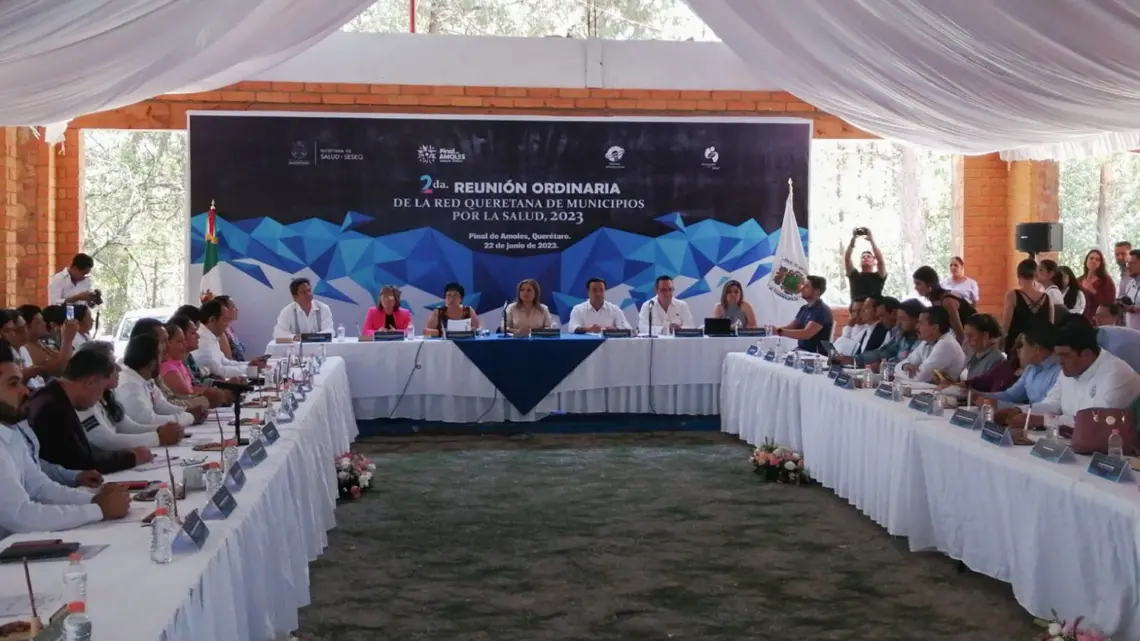 Sesiona la Red Queretana de Municipios por la Salud