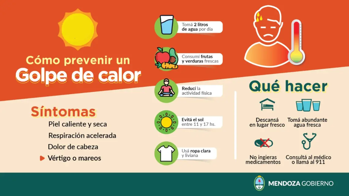 ¿Cómo prevenir un golpe de calor?