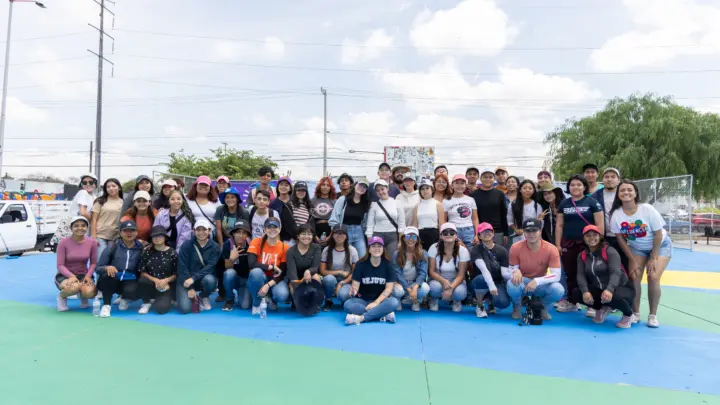 Rehabilita SEJUVE espacios en la colonia El Sol