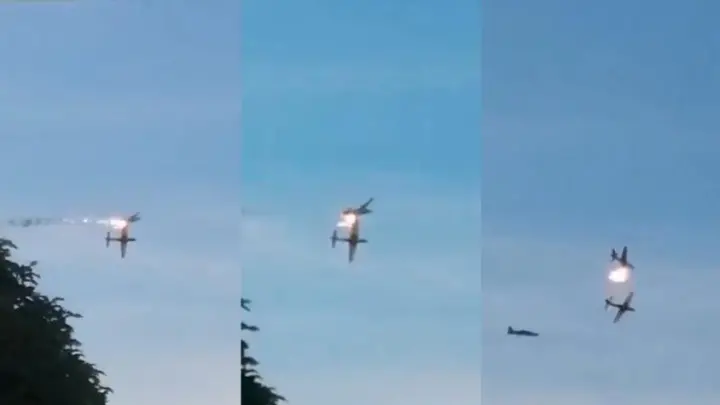 Muere un soldado tras chocar dos aviones de la Fuerza Aérea colombiana en un entrenamiento