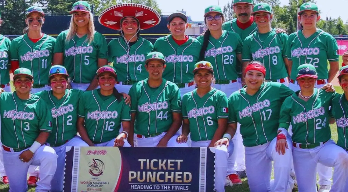 México, en las finales del Mundial de Beisbol Femenil