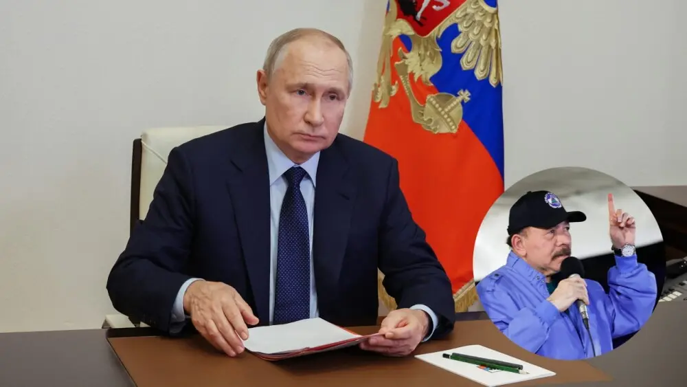 Putin felicita a Ortega por el 202 aniversario de la independencia de Nicaragua