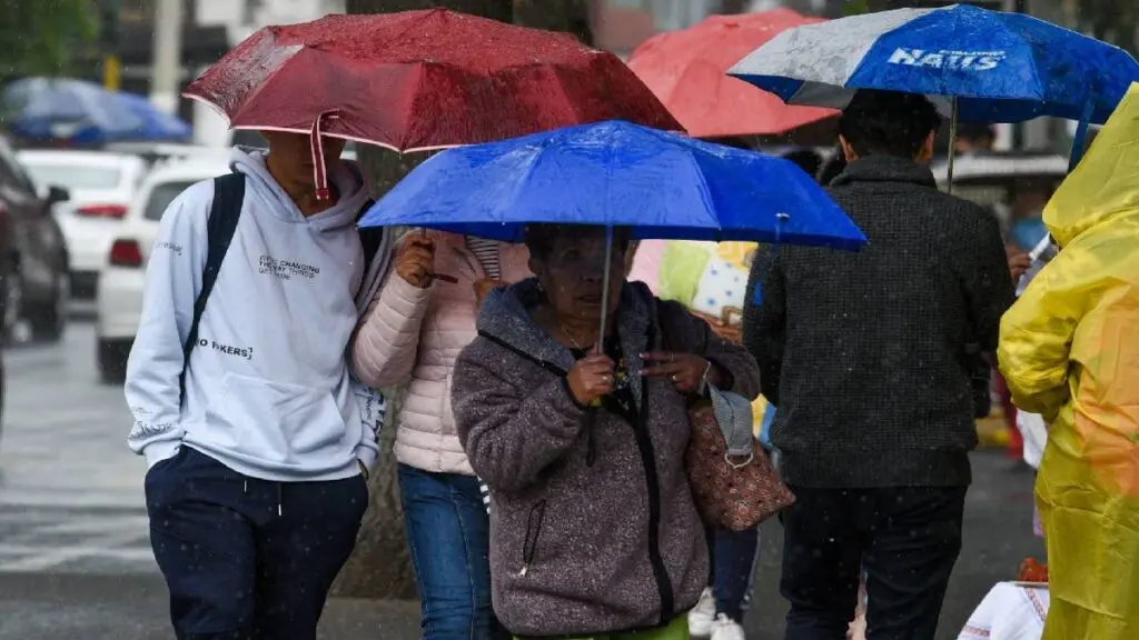  Estos son los estados en los que se esperan lluvias fuertes hoy 18 de Septiembre  