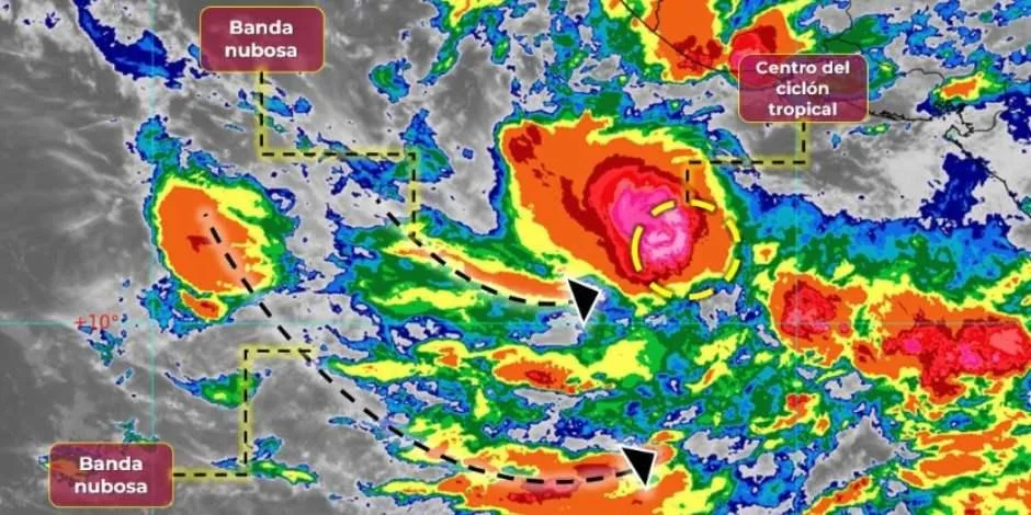 Se forma la tormenta tropical “Pilar”; aquí se ubica y así afectará
