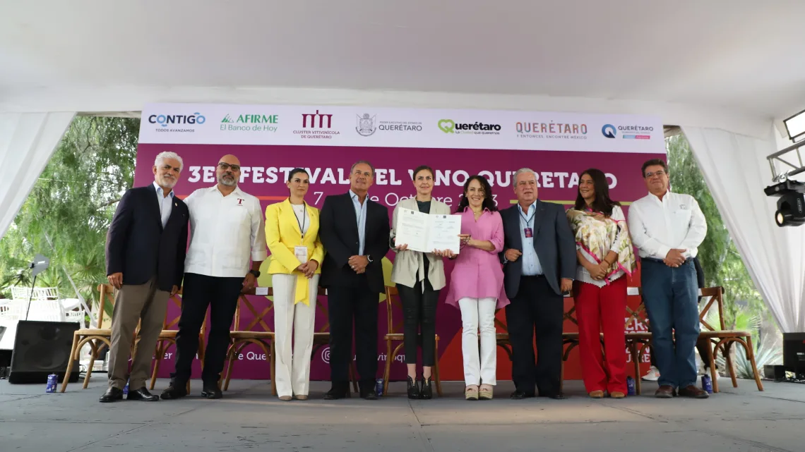 Inicia tercera edición del Festival del Vino Queretano