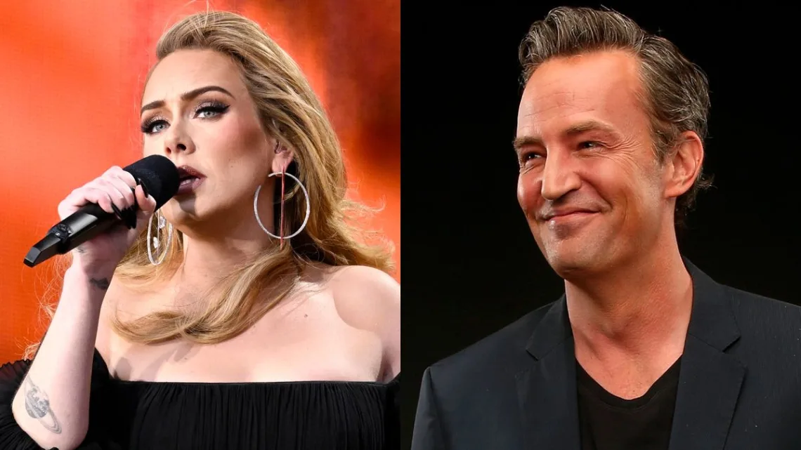 “Adele Rinde un Emotivo Homenaje a Matthew Perry en su Concierto en Las Vegas”