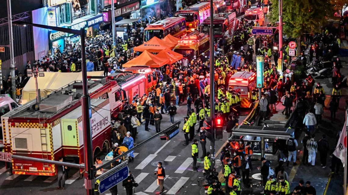 Corea del Sur desplegará más de mil policías para evitar avalanchas como la de Itaewon