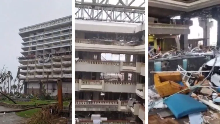 “Otis” afectó al 80% de los hoteles en Acapulco
