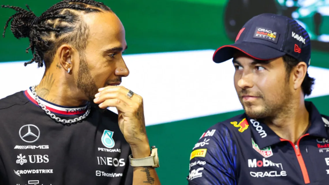 Lewis Hamilton Lanza un Retador Mensaje a Checo Pérez