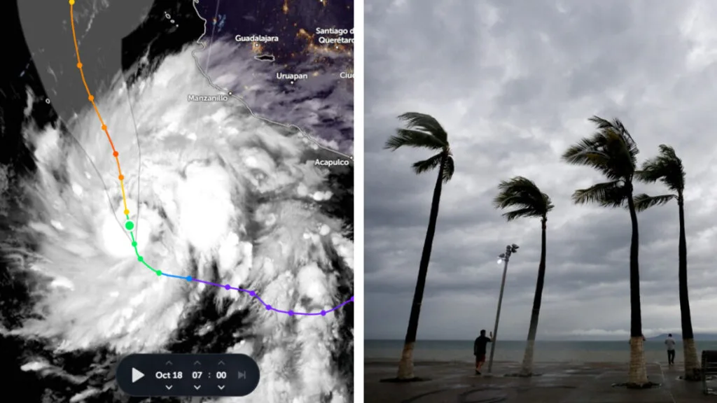 TORMENTA tropical “Cosme” aquí se localiza este lunes