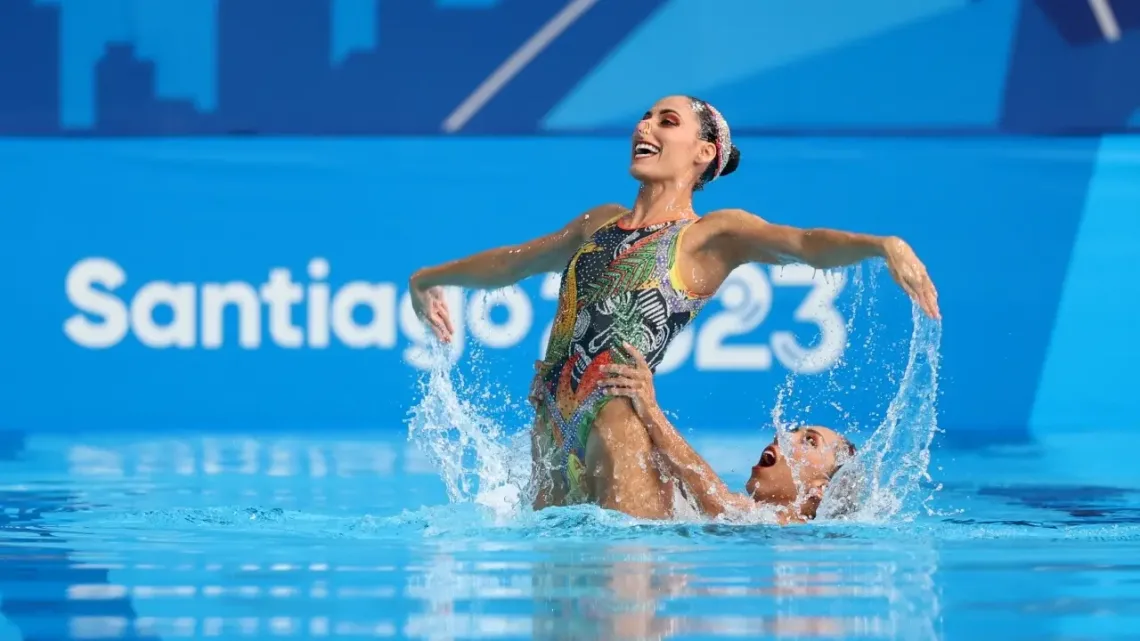 Nuria Diosdado y Joana Jiménez ganan medalla de oro en natación artística en los Juegos Panamericanos y la dedican a sus detractores