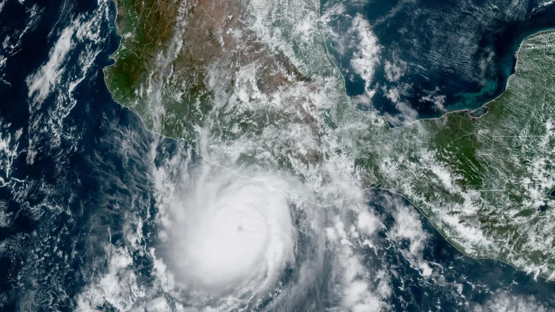 “Otis”, el huracán más fuerte del Pacífico oriental en tocar tierra