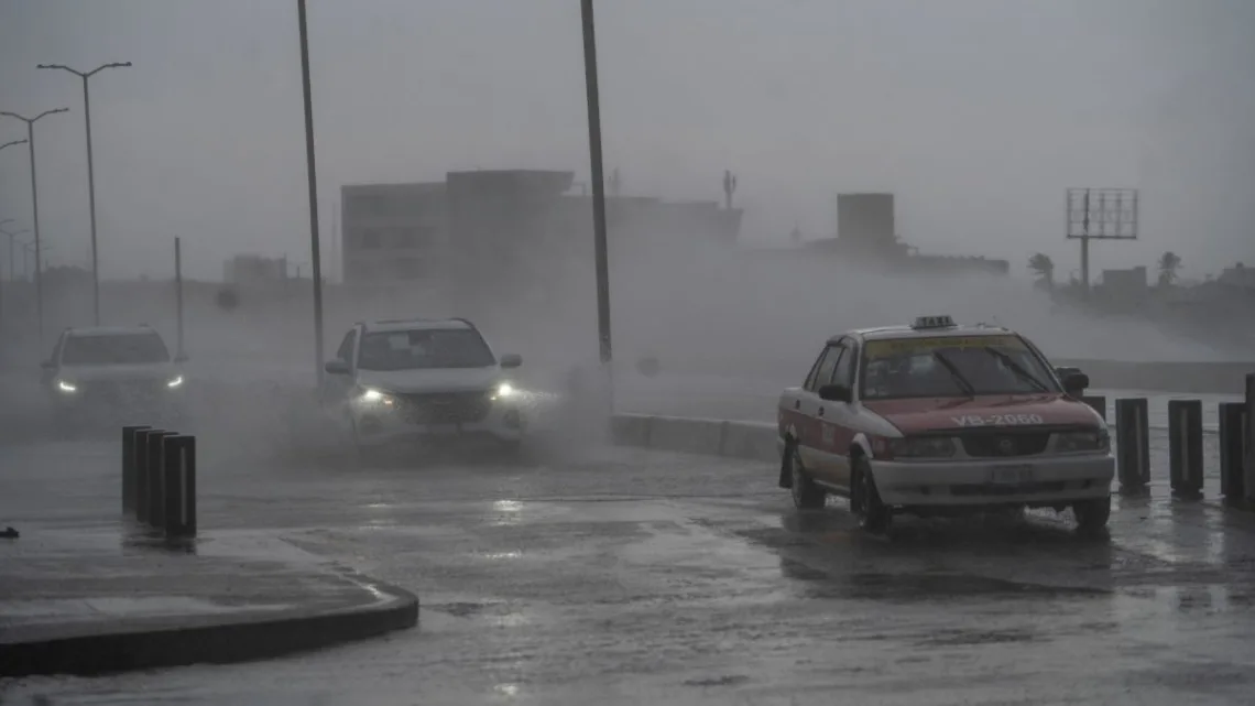 Lluvias fuertes en 5 estados de la Republica Mexicana 
