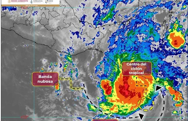 “Pilar”: Tormenta tropical que se mantiene semiestacionaria y así afectará