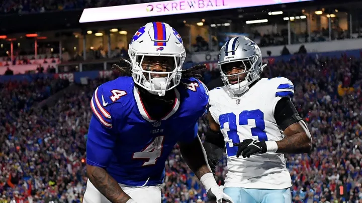 “Dominio Terrestre: Buffalo Bills Desmantela a los Cowboys con Actuación Estelar de James Cook”